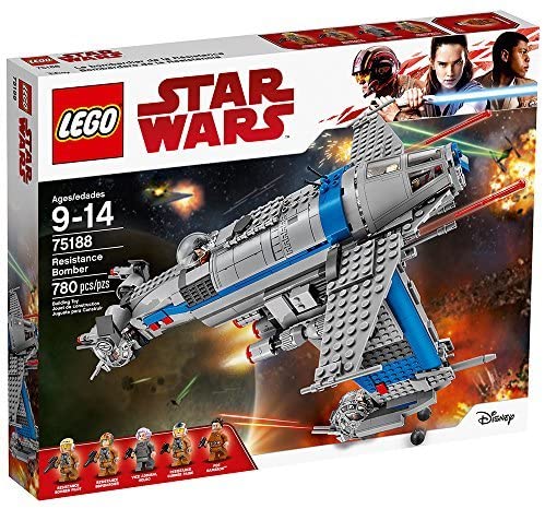 LEGO Star Wars Episode VIII Resistance Bomber 75188 Building Kit (780 Piece)