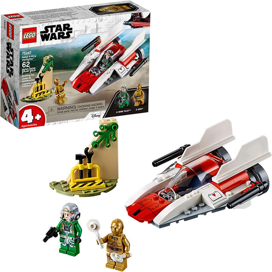 LEGO Star Wars Rebel A-Wing Starfighter 75247 4+ Building Kit (62 Pieces)