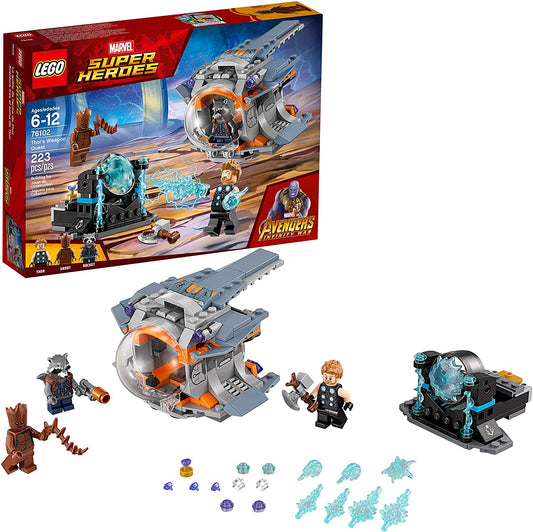 LEGO Marvel Super Heroes Avengers: Infinity War Thor’s Weapon Quest 76102 Building Kit (223 Pieces)