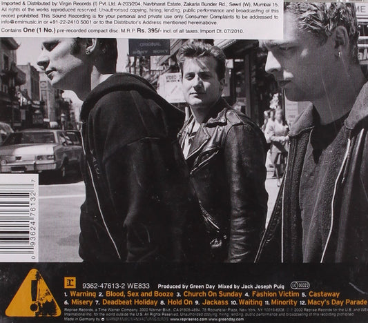 Green Day -Warning: