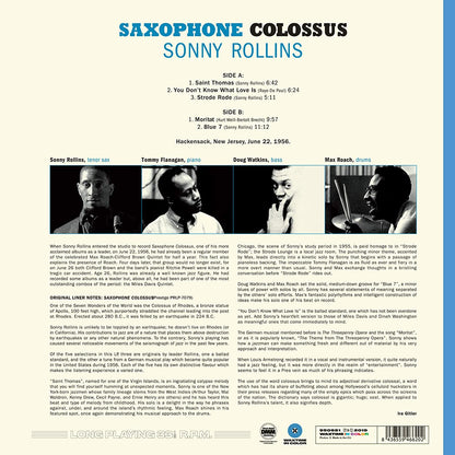 Sonny Rollins -Saxophone Colossus