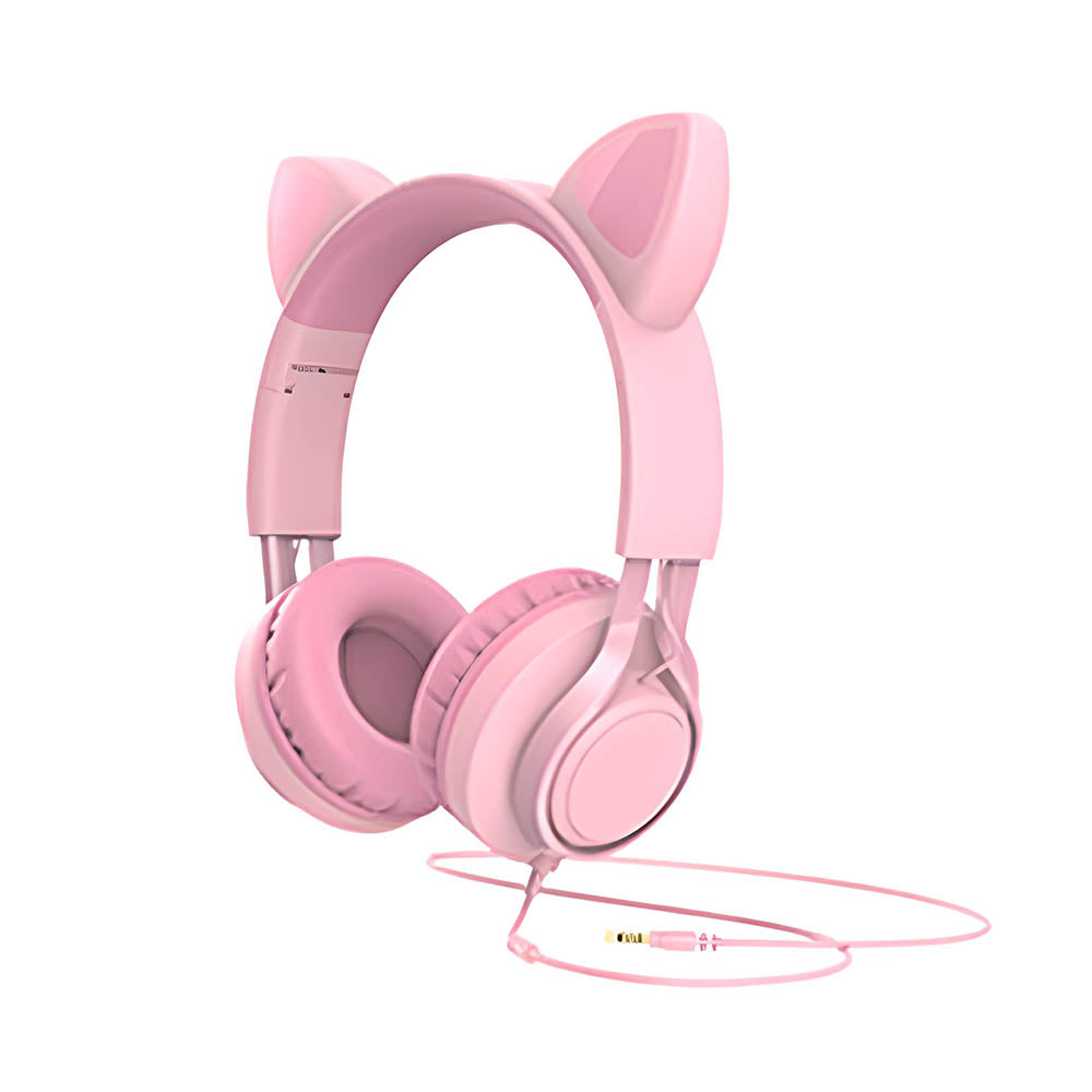 Havit H225D Wired Headphone - Pink