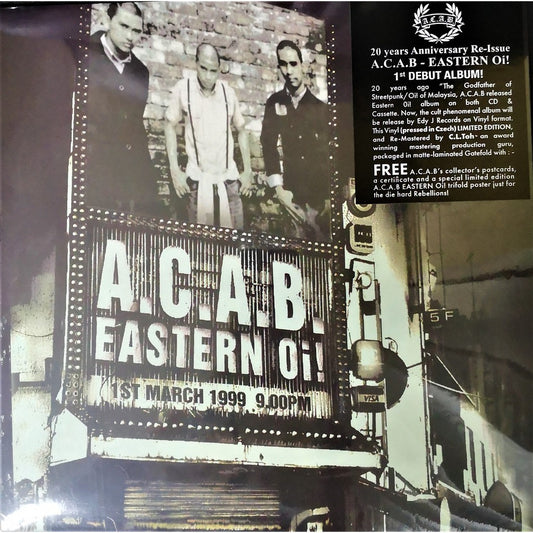 20 Years Anniversary Re-issue A.C.A.B - Eastern Oi!