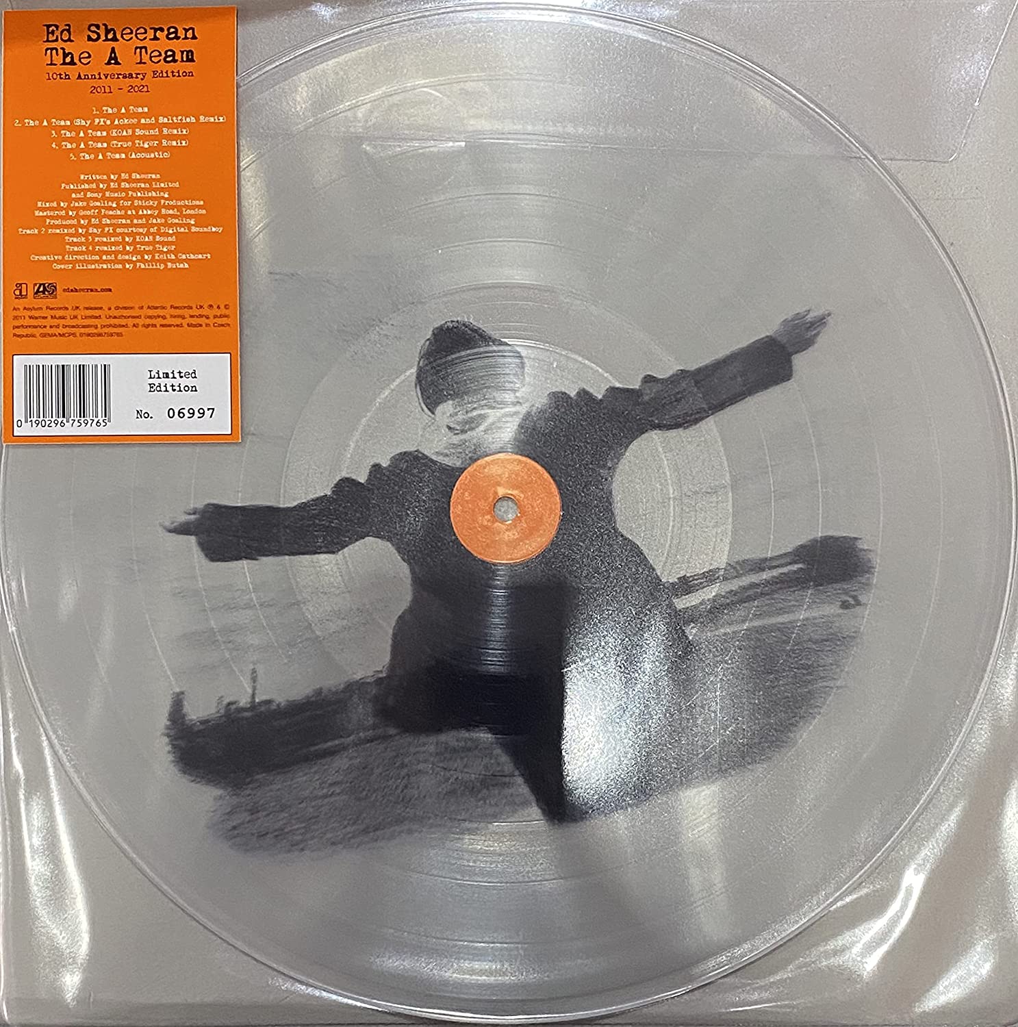 Ed Sheeran -A-Team (Limited Clear Vinyl)