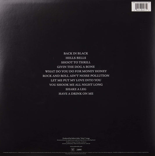 AC/DC- Back In Black (180 Grams)