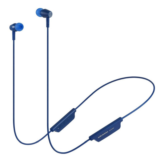 AUDIO TECHNICA CLR100BT WIRELESS INNER EARPHONE - BLUE