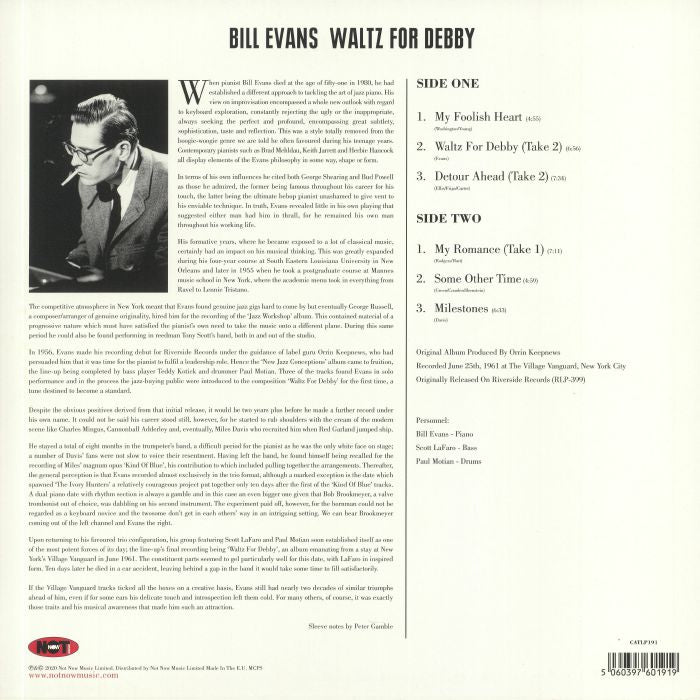 Bill Evans - Waltz For Debby [Reissue]