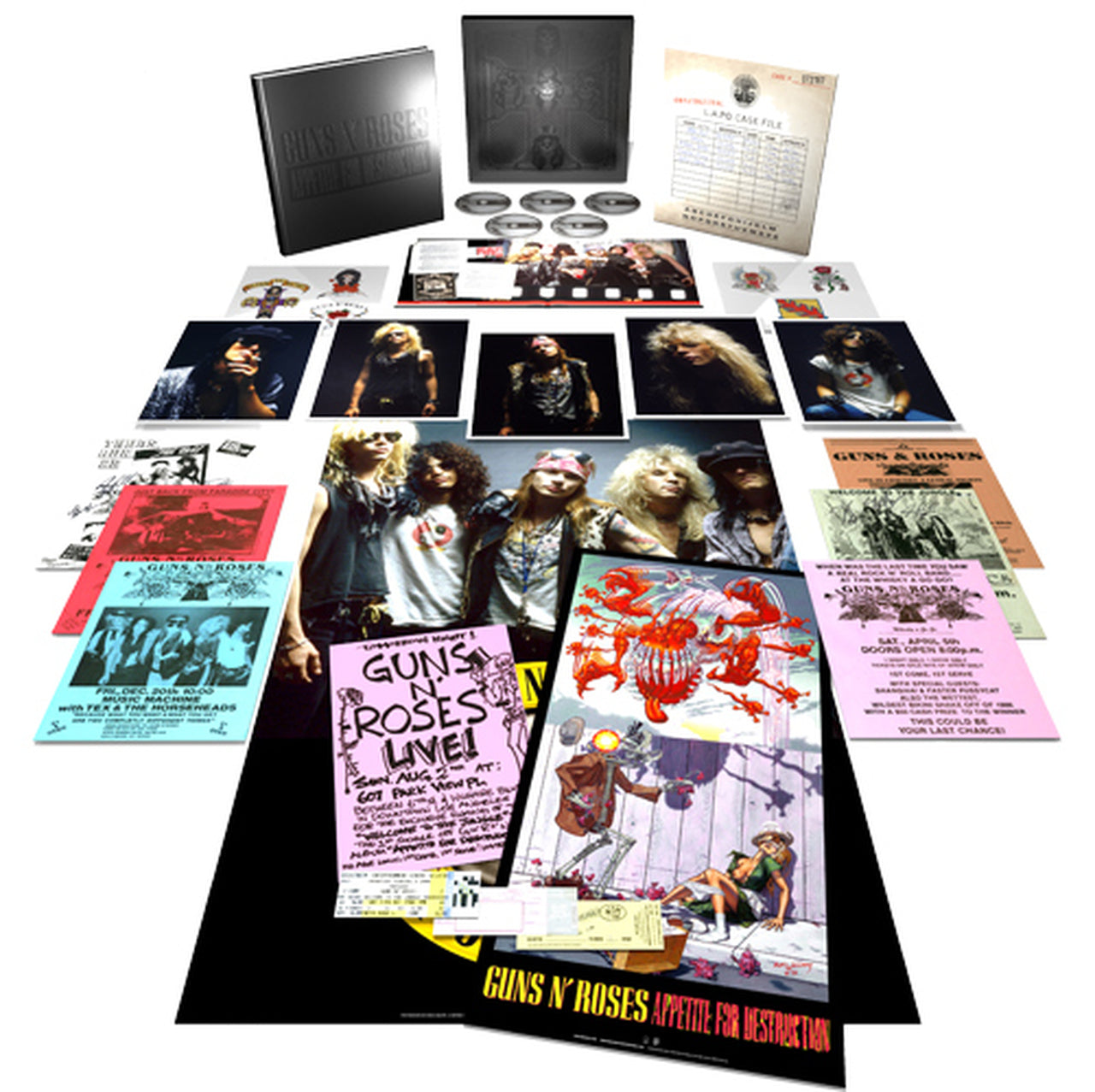 Guns N' Roses Appetite For Destruction Super Deluxe Edition 4CD, Blu-Ray Audio & Book Box Set