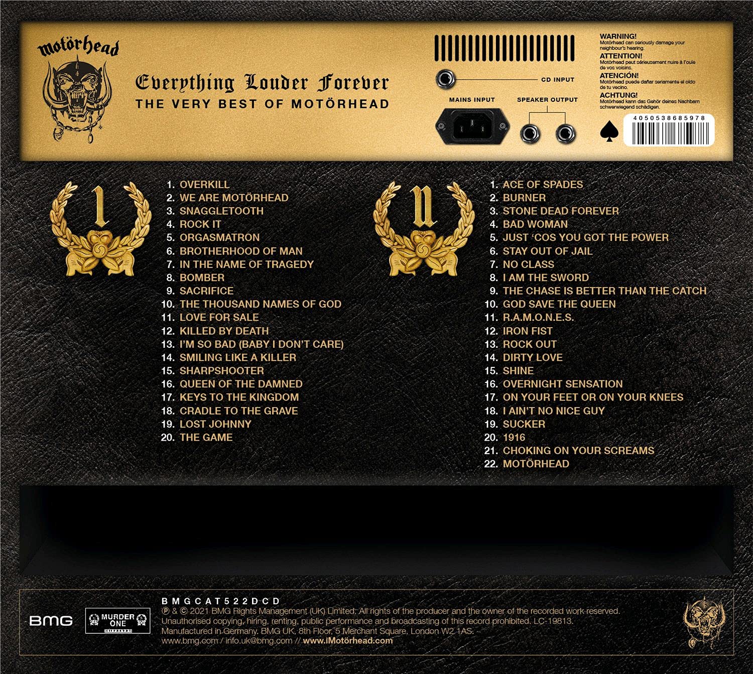Motörhead -Everything Louder Forever - The Very Best Of