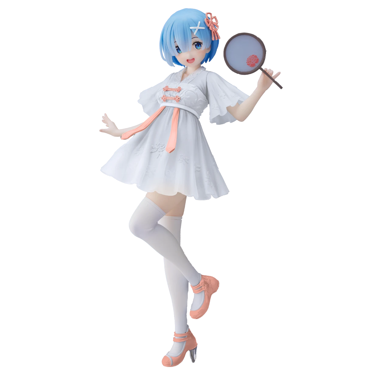 Rem -White Mandarin Dress Ver Coreful