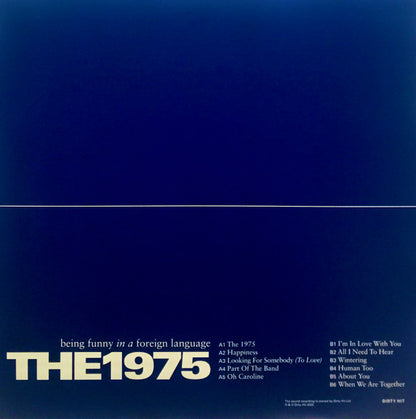 The 1975 – Being Funny In A Foreign Language (Clear Vinyl)