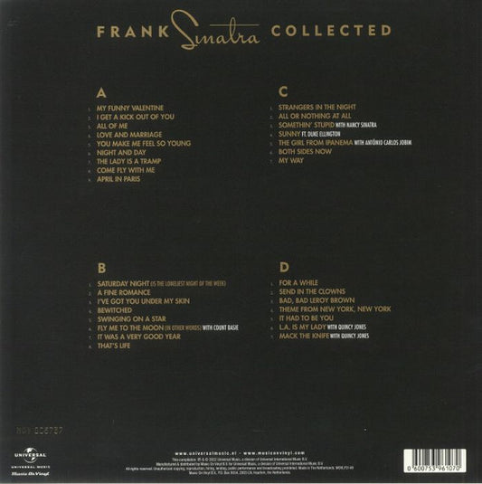 Frank Sinatra –COLLECTED (2LP) [Compilation, Limited Edition, Numbered, Gold Vinyl, 180 Gram]