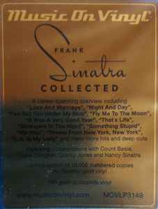 Frank Sinatra –COLLECTED (2LP) [Compilation, Limited Edition, Numbered, Gold Vinyl, 180 Gram]