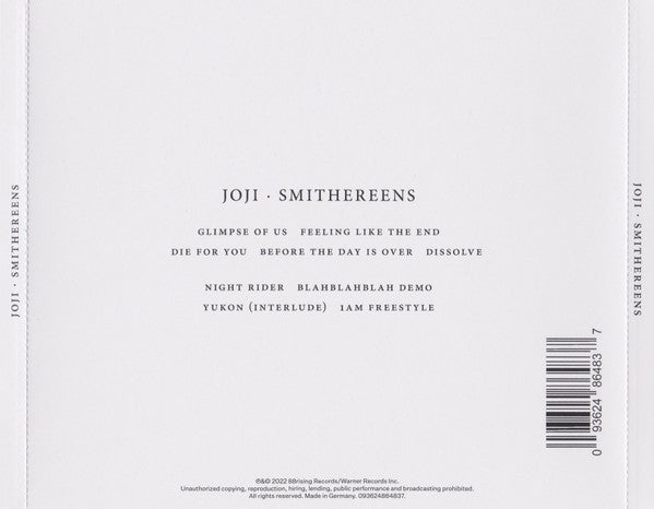 Joji - Smithereens