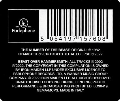 Iron Maiden - The Number Of The Beast + Beast Over Hammersmith (2LP, Reissue, Remastered, Compilation)