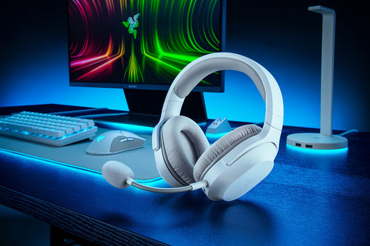 RAZER BARRACUDA X-WIRELESS MULTI-PLATFORM GAMING AND MOBILE HEADSET(MERCURY WHITE)FRML PACKAGING