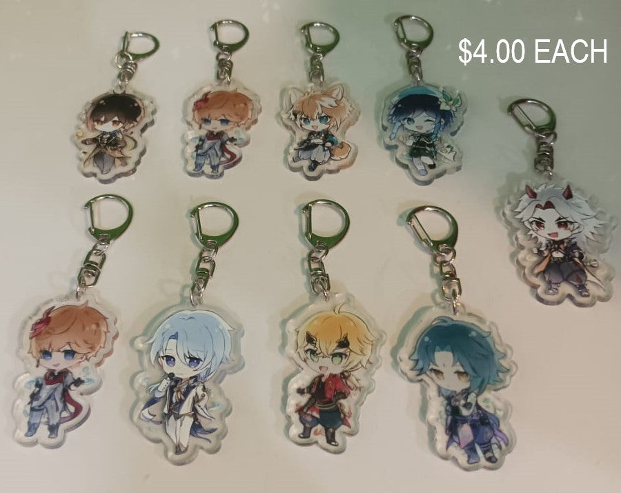 GENSHIN KEYCHAIN 6CM