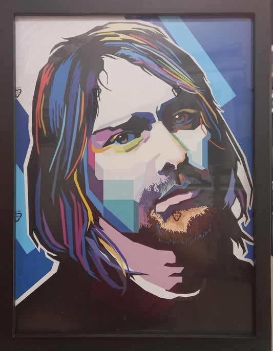 Black frame (L 33cm , W 43cm)