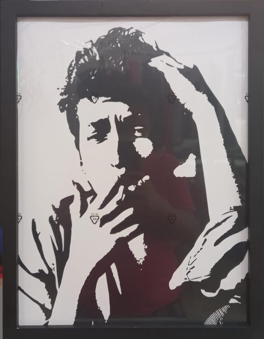 Black frame (L 33cm , W 43cm)