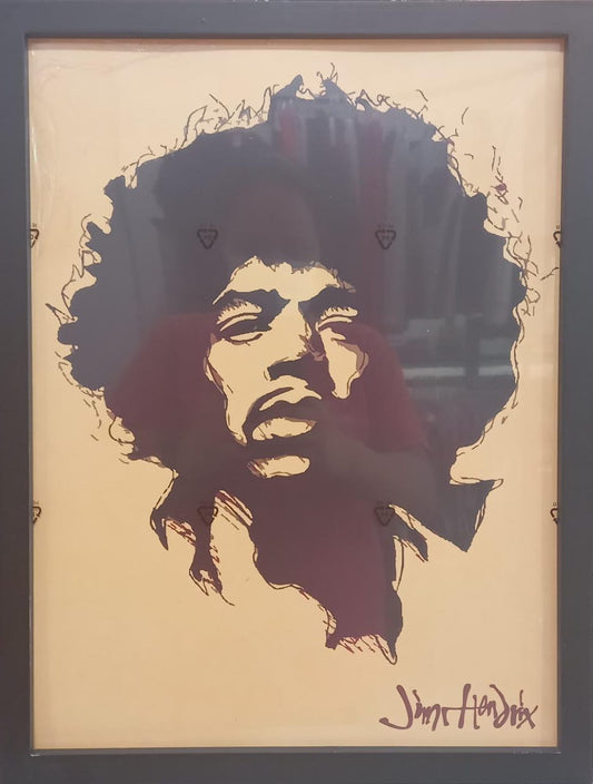 Black frame (L 33cm , W 43cm)