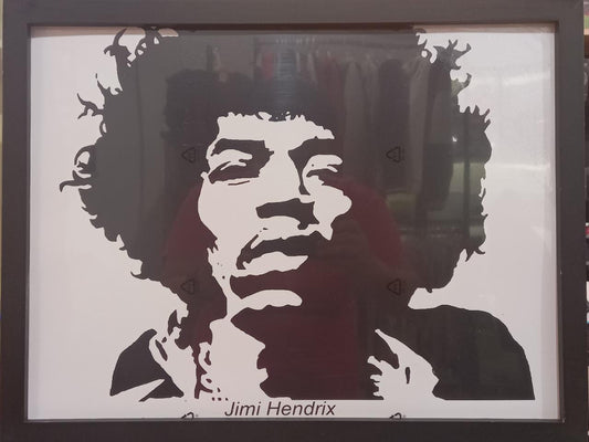 Black frame (L 33cm , W 43cm)