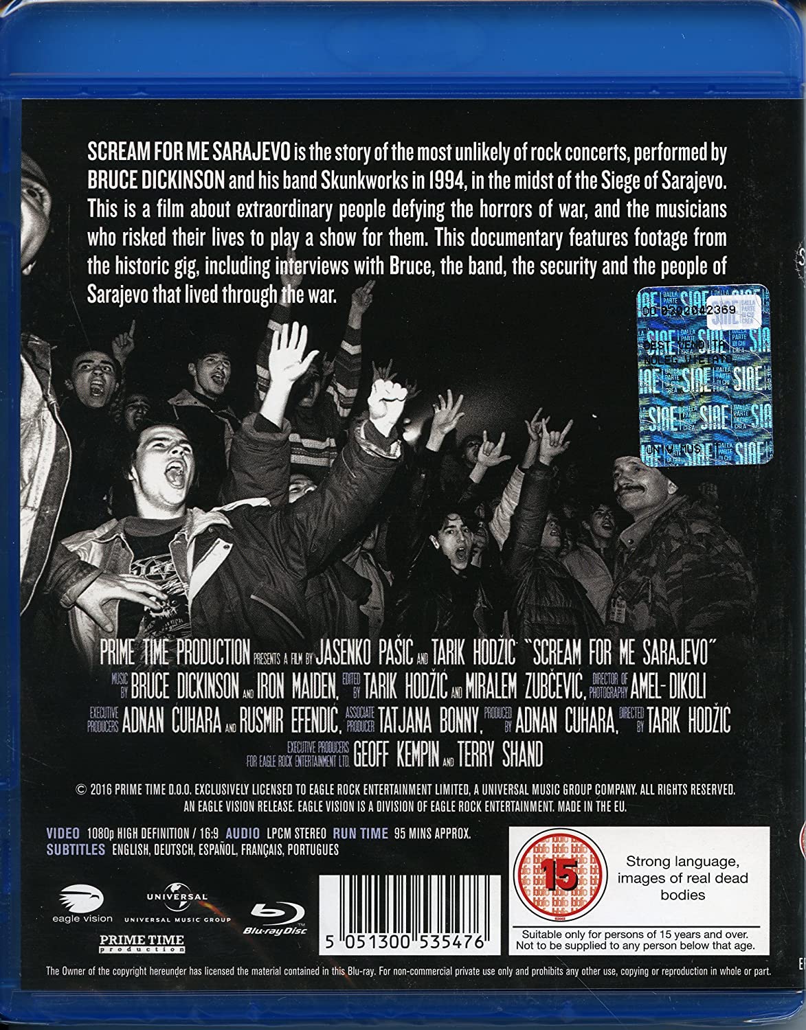 Bruce Dickinson-Scream For Me Sarajevo(Blu-ray)