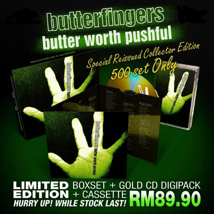 Butterfingers - Butter Worth Pushful (Cassette&CD Collection)