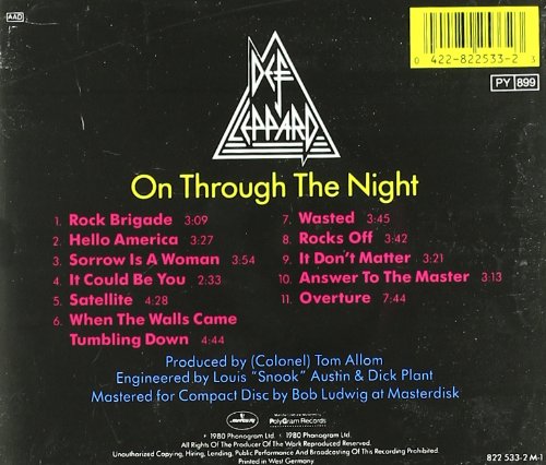 Def Leppard -On Through The Night