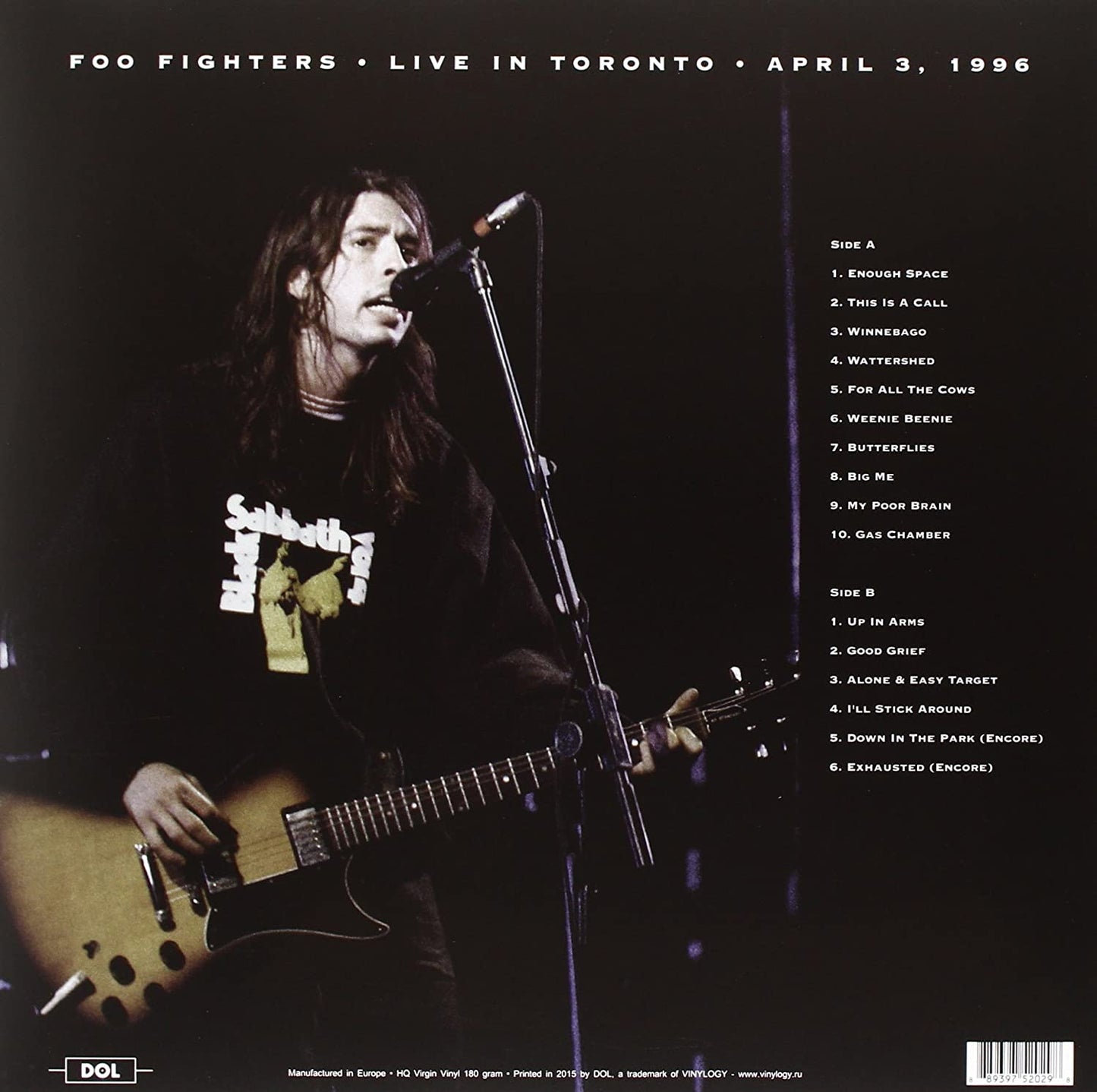 FOO FIGHTERS -Live In Toronto - April 3 / 1996