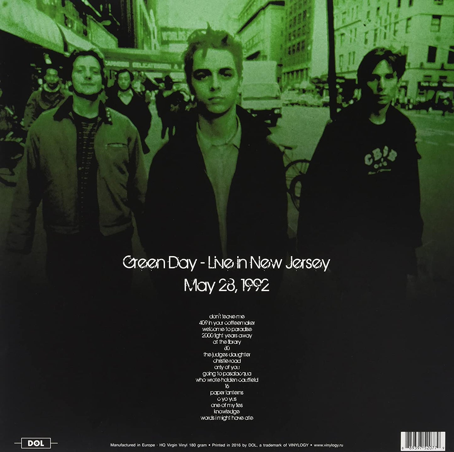 GREEN DAY -Live In New Jersey May 28 / 1992