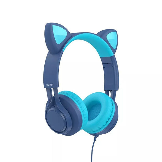 Havit H225D Wired Headphone - Blue