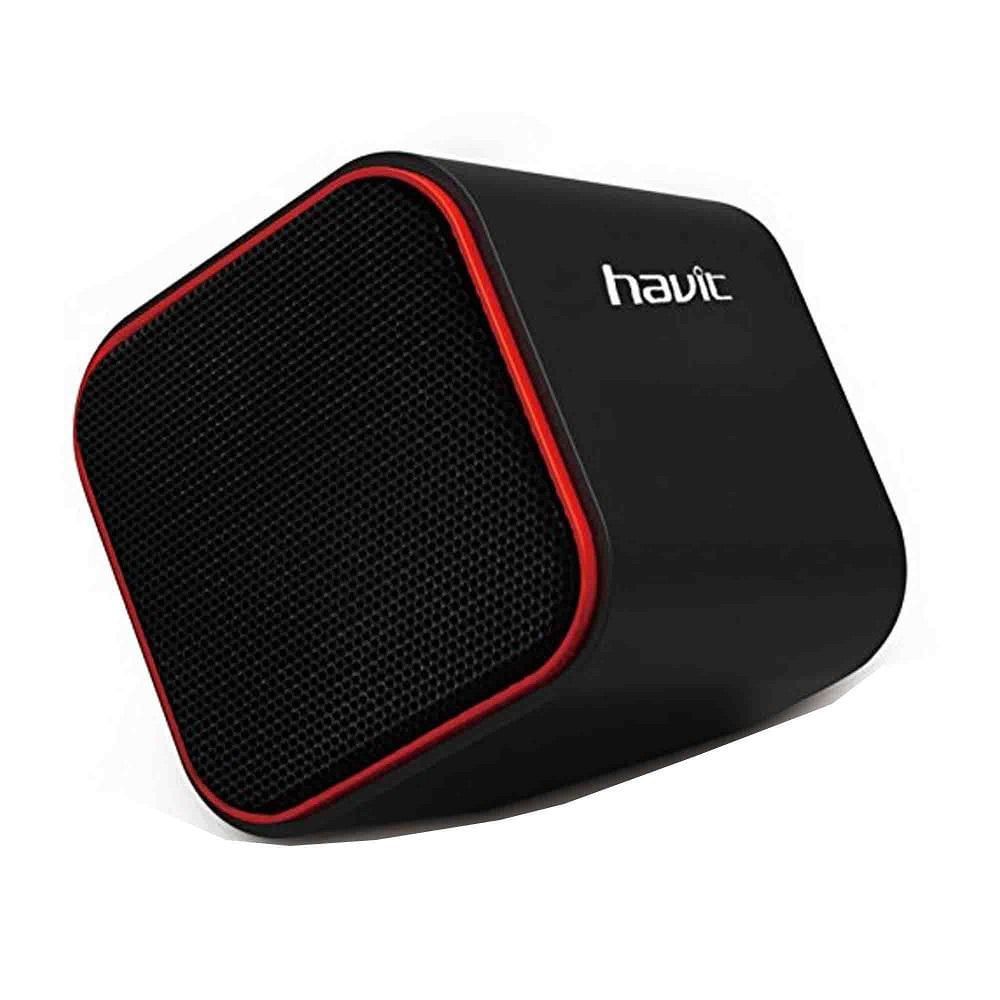 Havit HV-Sk473 Mini USB 2.0 Speaker - Black + Red