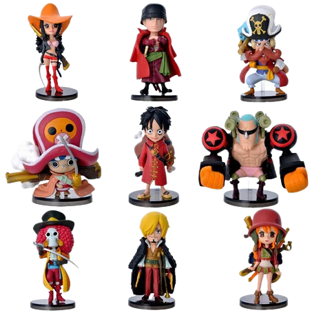 One Piece - 9Pcs Mini Figures (1Set)