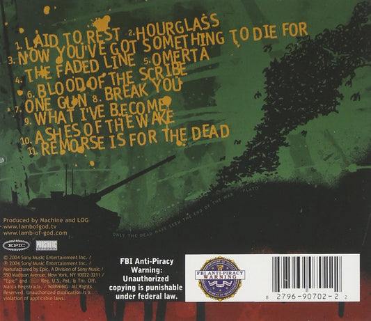 Lamb of God -Ashes Of The Wake