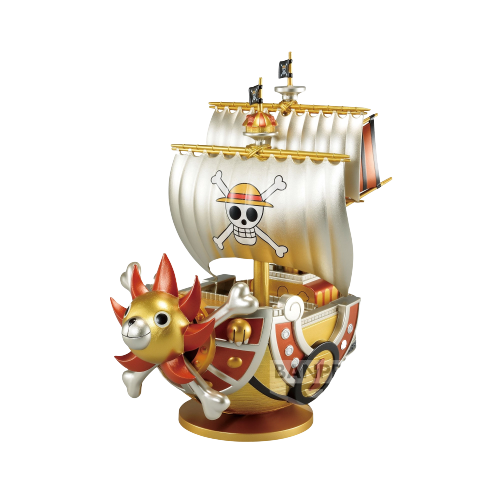 One Piece-Thousand Sunny Mega World Collectable Figure Special!!(Gold Color)