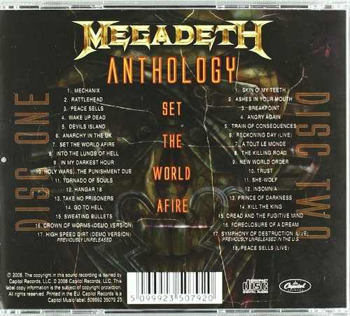 Megadeth -Anthology: Set the World Afire