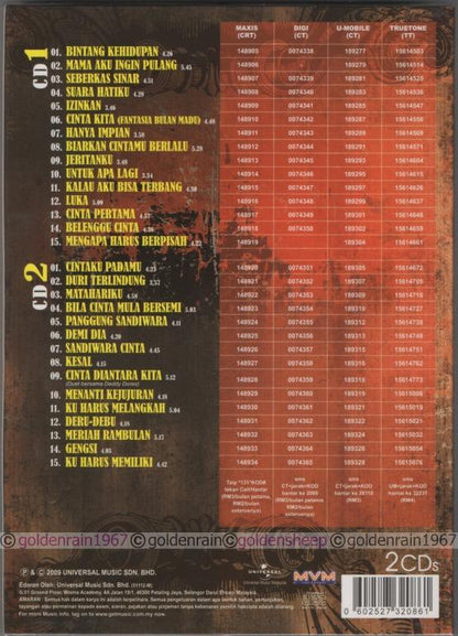NIKE ARDILLA - Lagenda Hits (Bintang Kehidupan & Mama Aku Ingin Pulang) 2009 UNIVERSAL MUSIC 2 CD SET + SLIPCASE