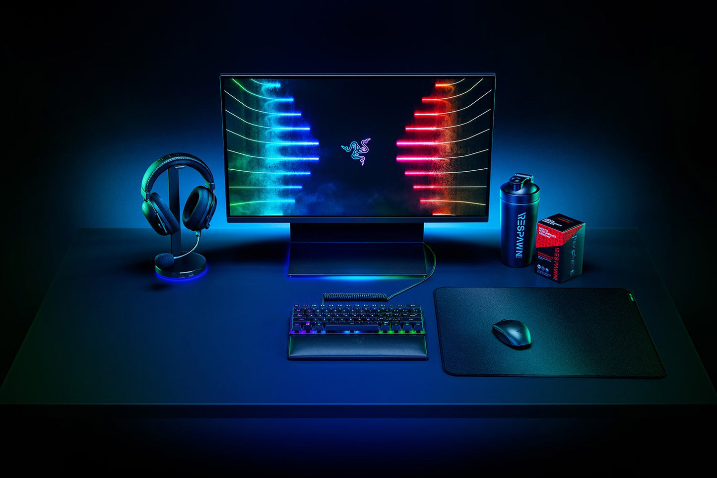 RAZER STRIDER-HYBRID GAMING MOUSE MAT (LARGE)