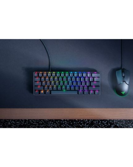 RAZER HUNTSMAN MINI 60% OPTICAL GAMING KEYBOARD (PURPLE SWITCH)