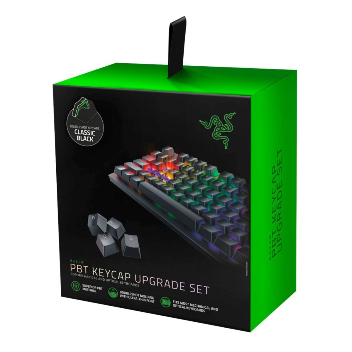 RAZER PBT KEYCAPS UPGRADE SET - CLASSIC BLACK - FRML PACKAGING