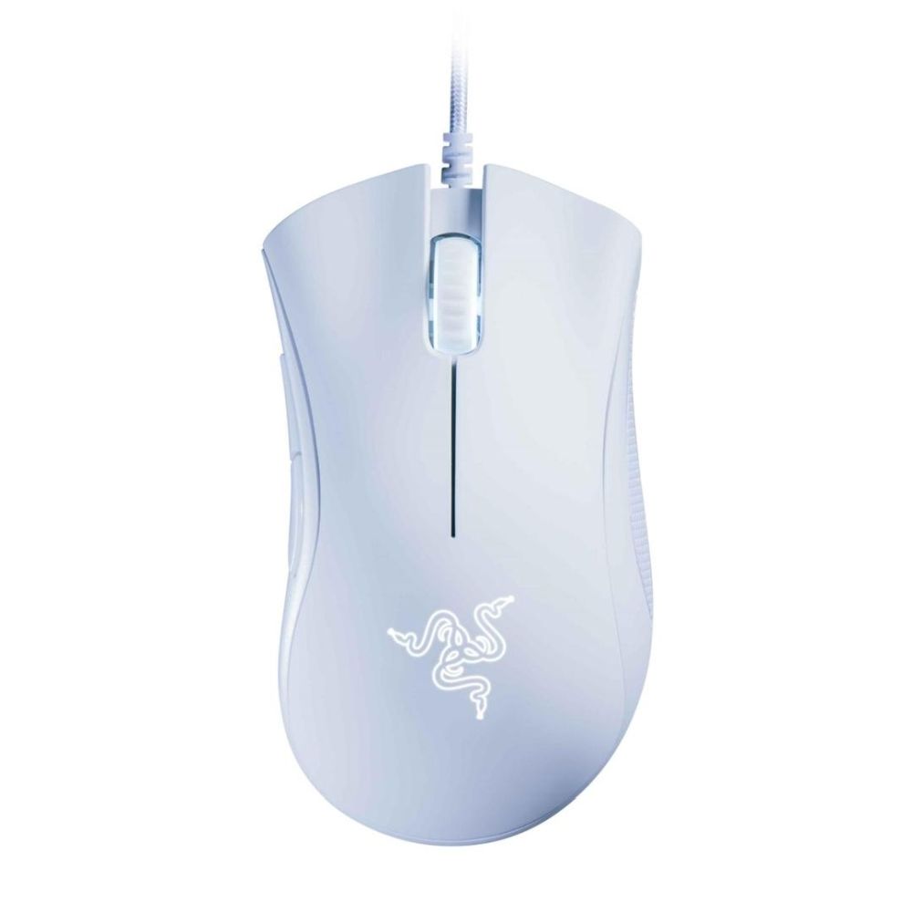 RAZER DEATHADDER ESSENTIAL WHITE EDITION - ERGONOMIC WIRED GAMING MOUSE - FRML PACKAGING