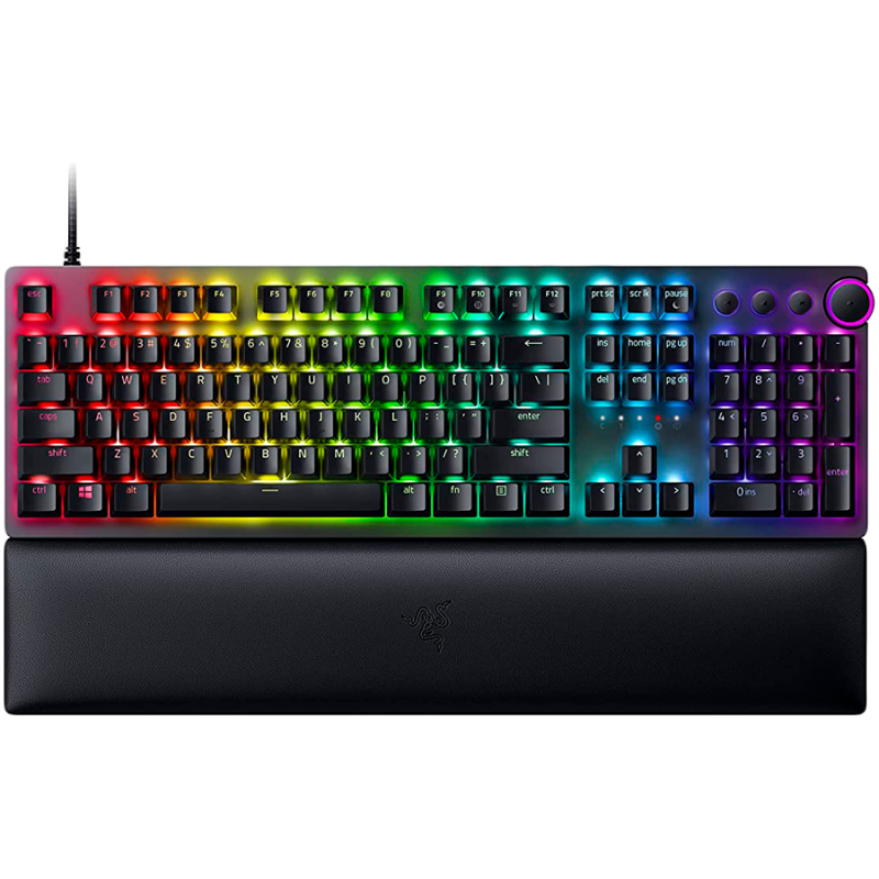 RAZER HUNTSMANS V2 - OPTICAL GAMING KEYBOARD - (LINEAR RED SWITCH)