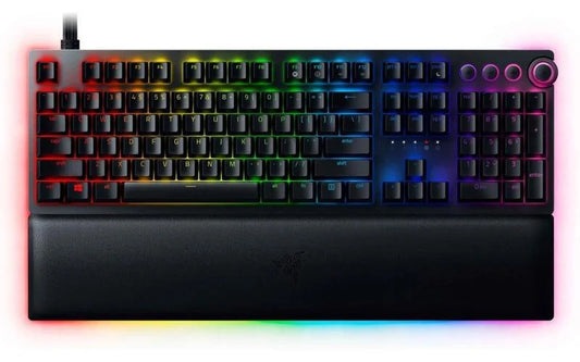 RAZER HUNTSMANS V2 -OPTICAL GAMING KEYBOARD- (CLICKY PURPLE SWITCH) -US LAYOUT- FRML PACKAGING