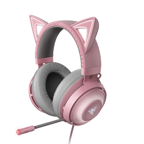 RAZER KRAKEN KITTY CHROMA USB GAMING HEADSET QUARTZ - FRML