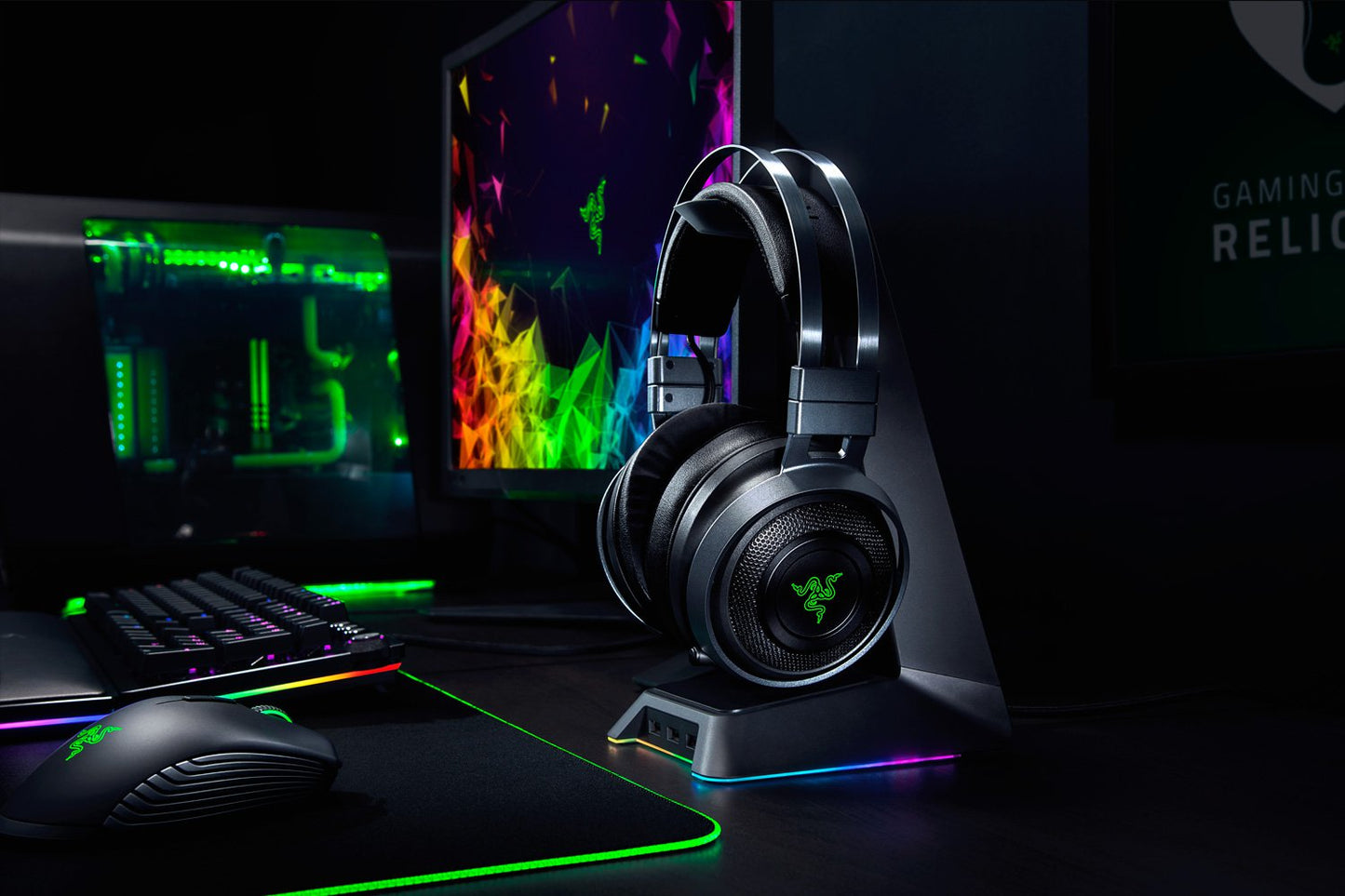 Razer Nari Ultimate -Wireless Gaming Headset with Razer HyperSense