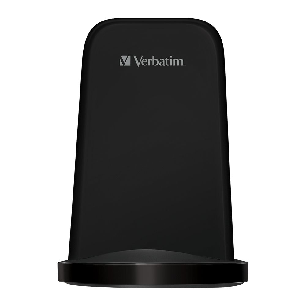 VERBATIM 15W WIRELESS CHARGER STAND- BLACK #66096