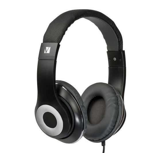 VERBATIM STEREO HEADPHONE CLASSIC WITH MIC -BLACK #65066