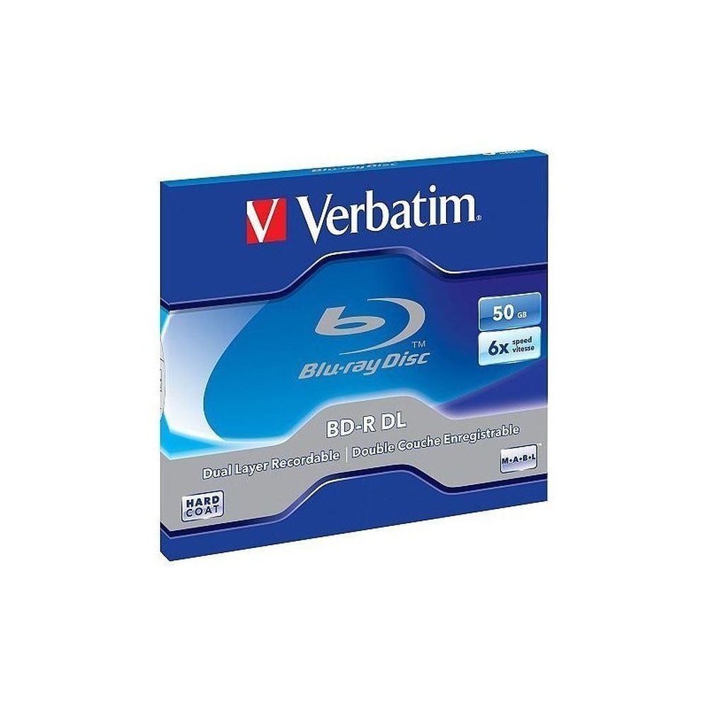 VERBATIM BDR BLU-RAY DL 50GB 6X (1PC) JC#43748