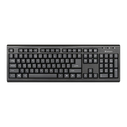 VERBATIM WIRELESS KEYBOARD AND MOUSE COMBO - BLACK #66519