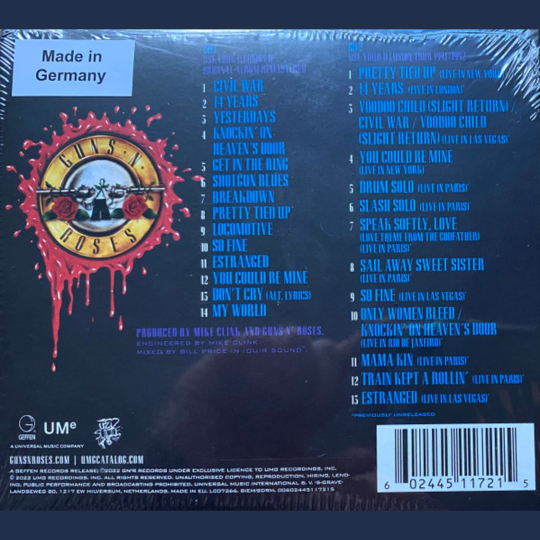 Guns And Roses - Use Your Illusion || (2CD, [Deluxe Edition, Remastered, Digipack)